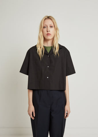 Lelija Poplin Crop Shirt