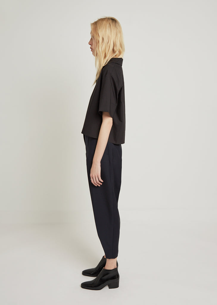 Lelija Poplin Crop Shirt