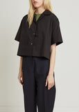 Lelija Poplin Crop Shirt