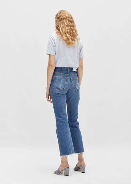 High Rise Flare Crop Jean by RE/DONE - La Garçonne