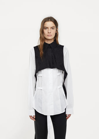 Cropped Shirt Bib