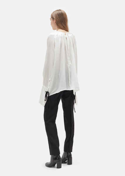 June Silk Blouse by Ann Demeulemeester- La Garçonne