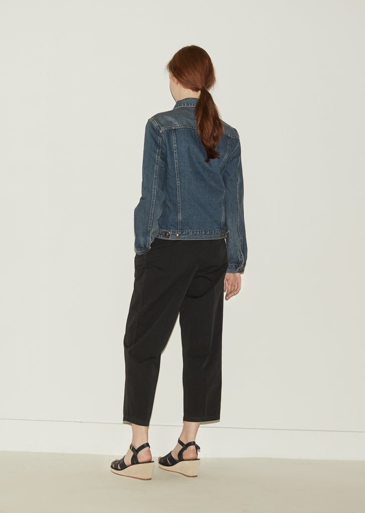 Cherry Blouson Denim Jacket