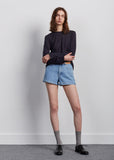 High Standard Stone Denim Shorts