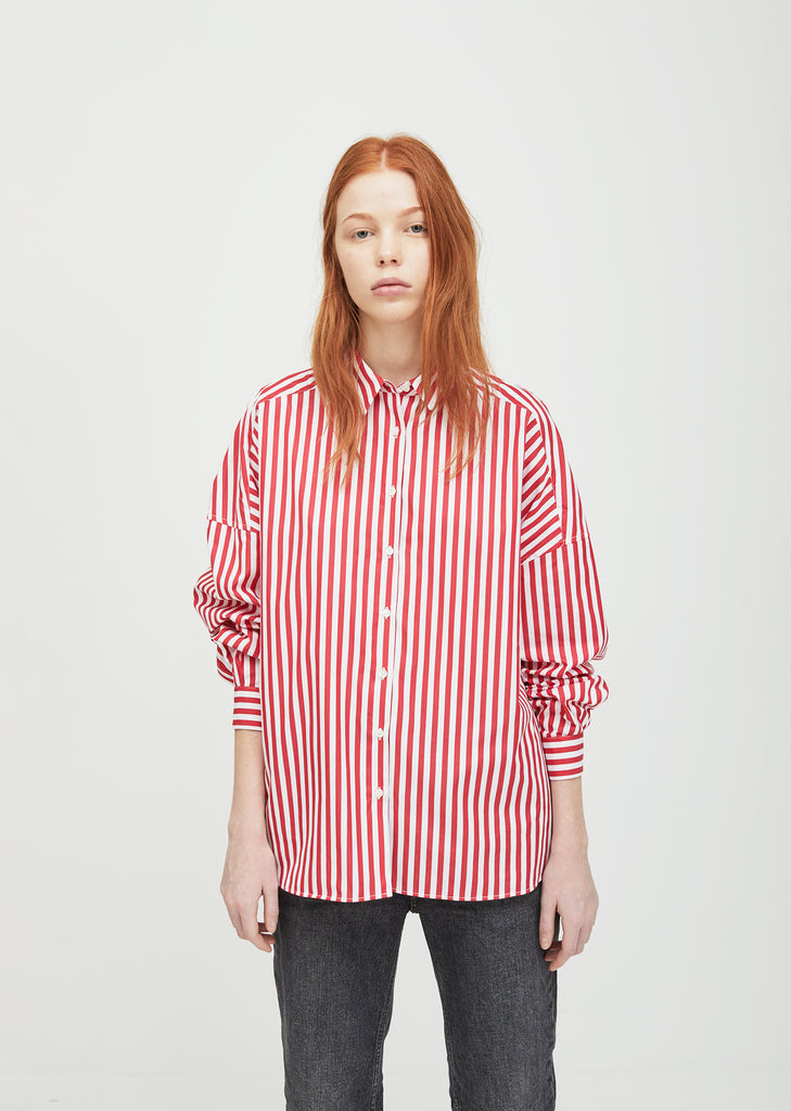 Oversized Striped Shirt