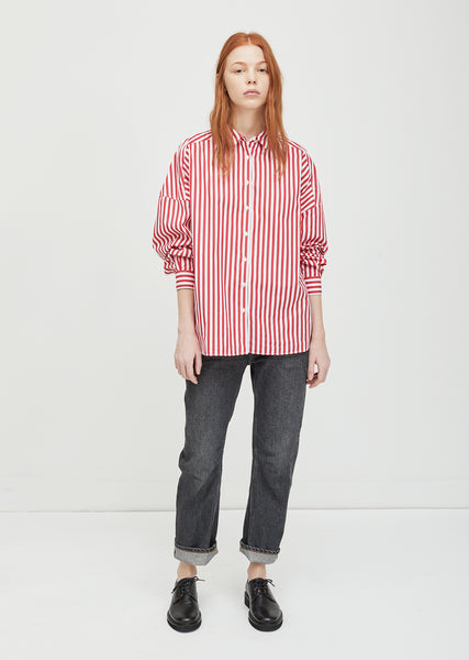 Oversized Striped Shirt by Aspesi- La Garçonne