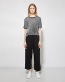 Striped Linen Blend Tee
