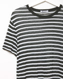 Striped Linen Blend Tee