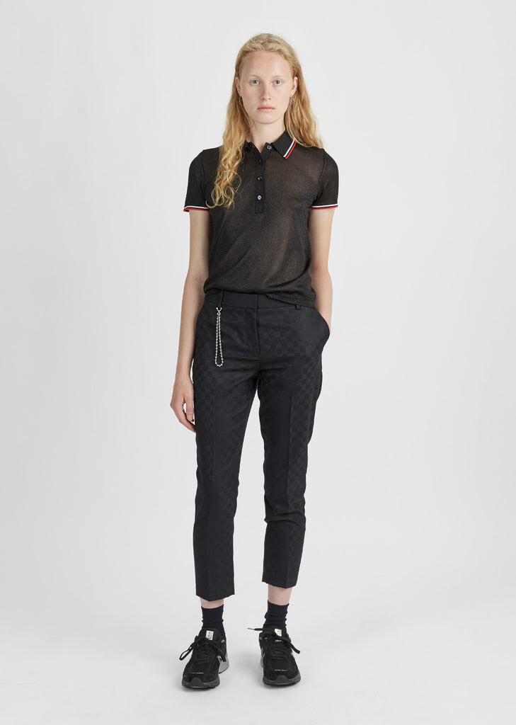 Contrast Striping Trims Polo