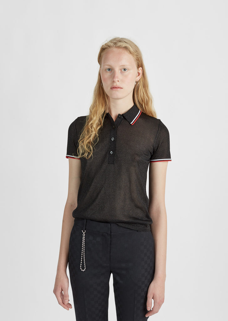 Contrast Striping Trims Polo