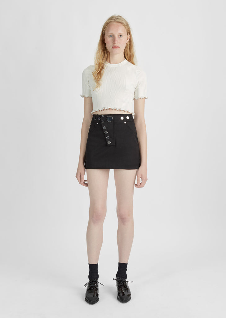 High Waisted Mini Skirt