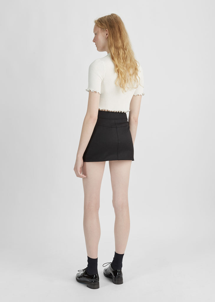 High Waisted Mini Skirt