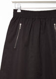 Ruched Zipper Skirt