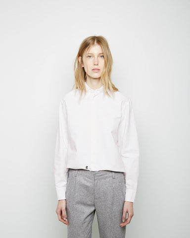 Embroidered Oxford Boyfriend Shirt