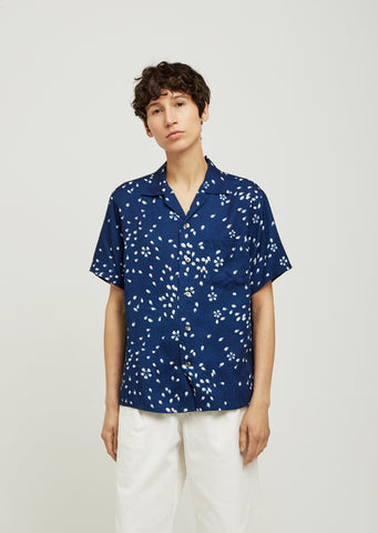 Sakura Indigo Fubuki Shirt