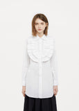 Front Ruffle Shirt