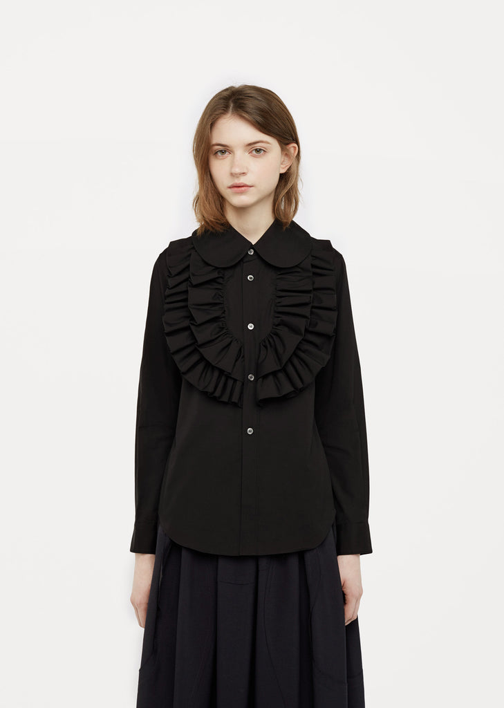 Front Ruffle Shirt