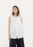 Cotton Gather Neck Shirt