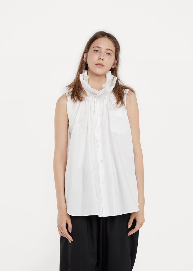 Standing Funnelneck Blouse