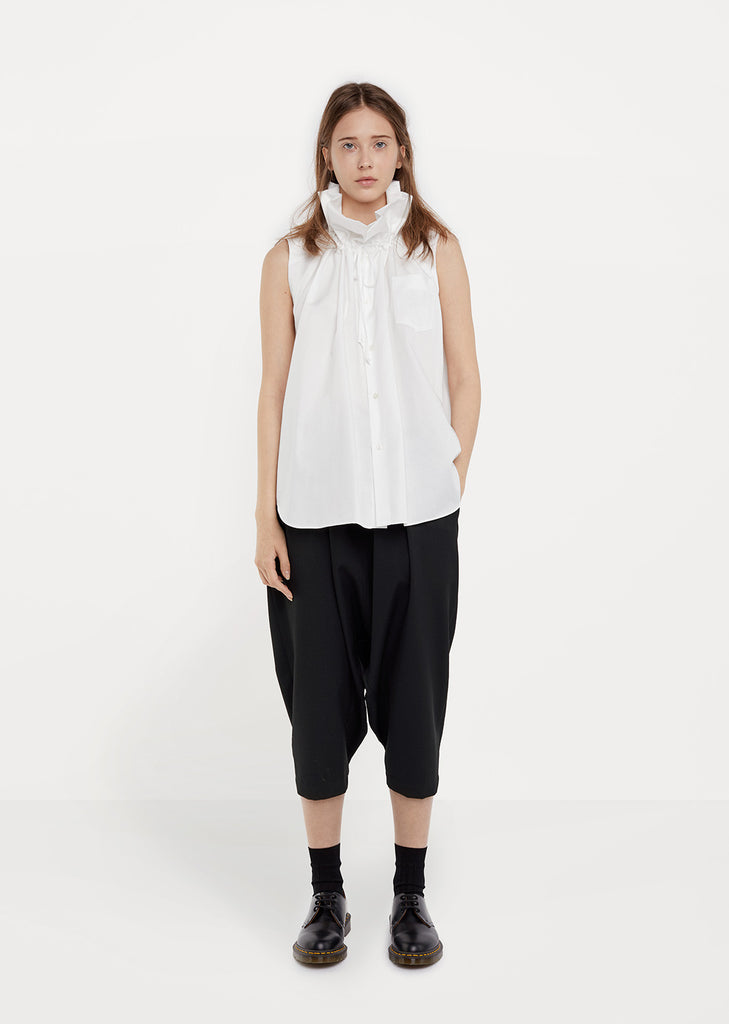 Standing Funnelneck Blouse