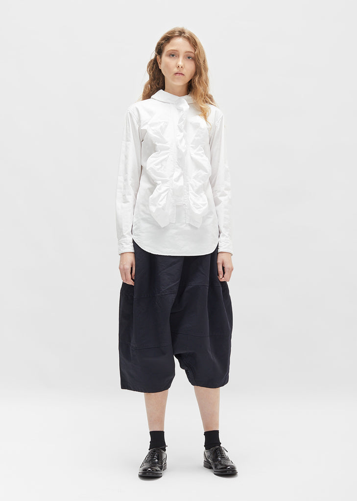 Cotton Ruffle Blouse