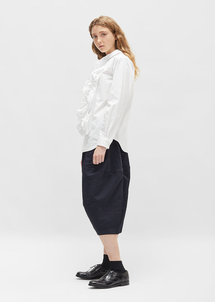 Cotton Ruffle Blouse