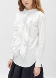 Cotton Ruffle Blouse
