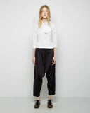 Rosette Peplum Shirt