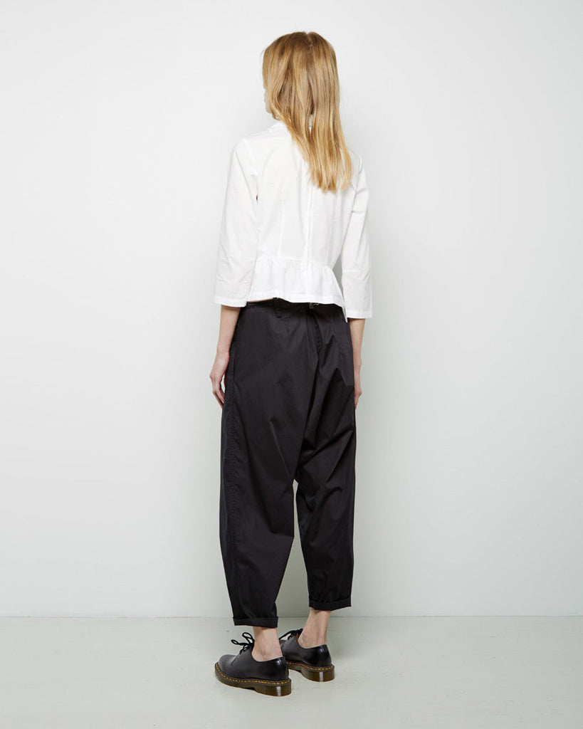 Rosette Peplum Shirt