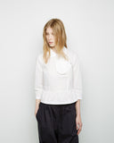 Rosette Peplum Shirt