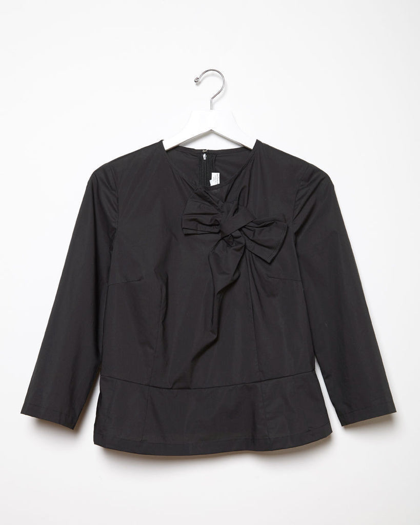 Bow Peplum Shirt