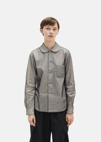 Cotton Peter Pan Collar Shirt