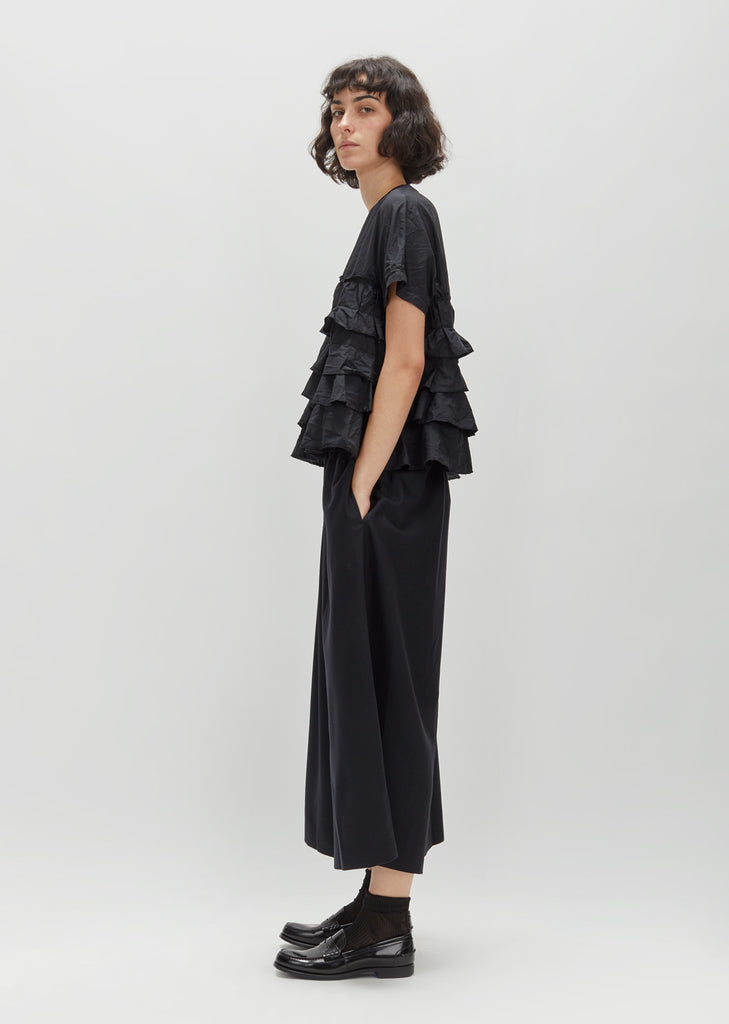 Wool Flannel Drawstring Pant