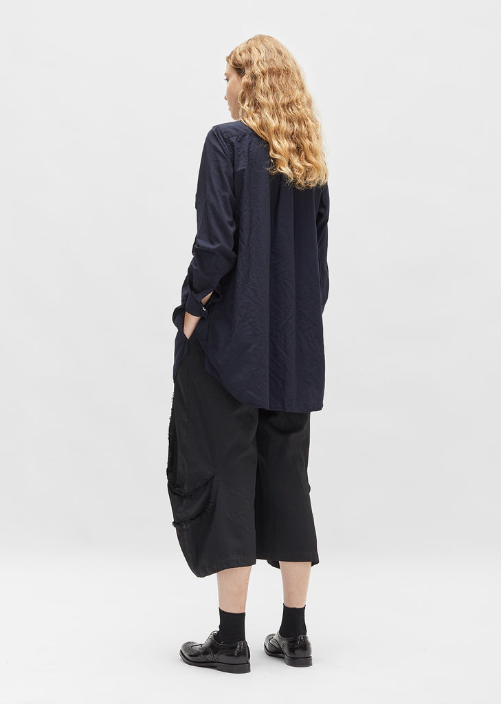 Ruffle Button Down Shirt