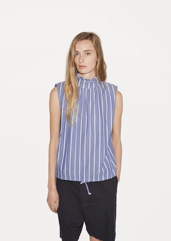 Sleeveless High Neck Blouse