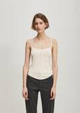 Cream Leotard Tank