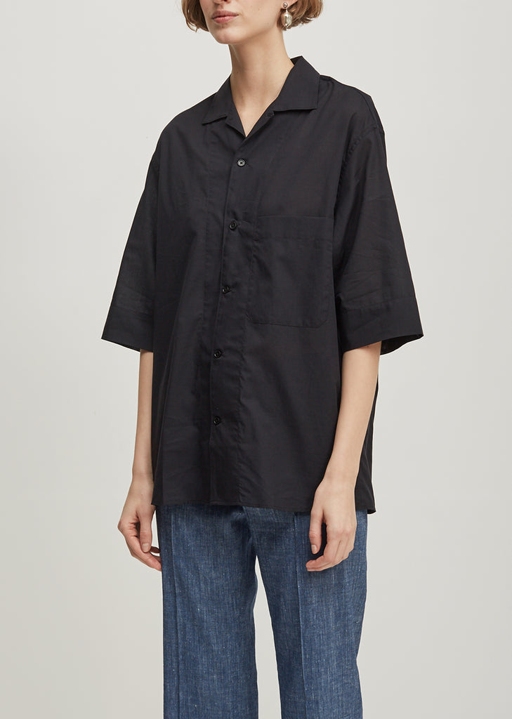 Wide Sleeve Button Down Shirt