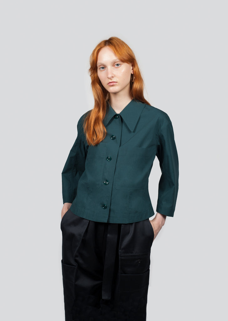 Boxy Button Down Shirt