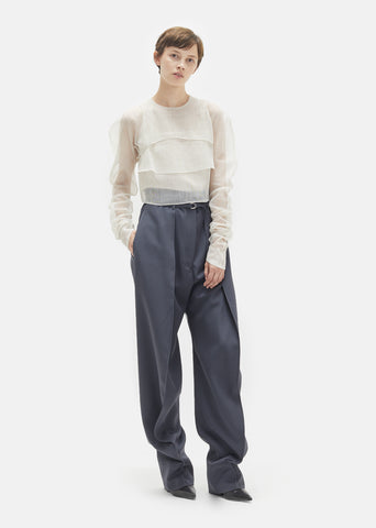 Wool Cargo Trousers
