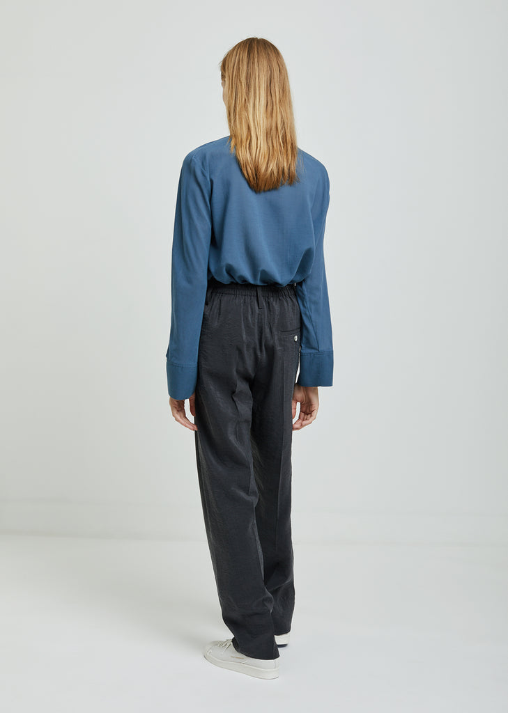Long Elasticated Dry Silk Pants