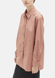Heavy Cotton Pointed Collar Shirt
