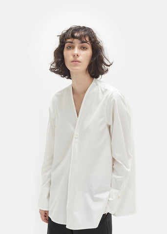 Cotton Wrap Over Shirt