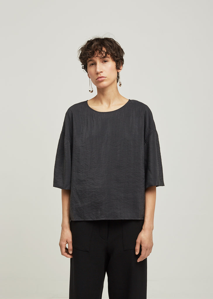 Short Sleeve Dry Silk Top