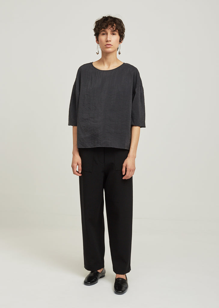 Short Sleeve Dry Silk Top