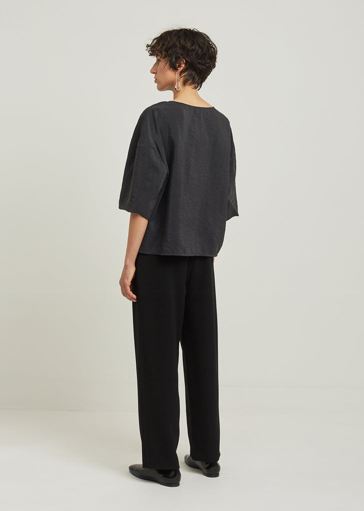 Short Sleeve Dry Silk Top