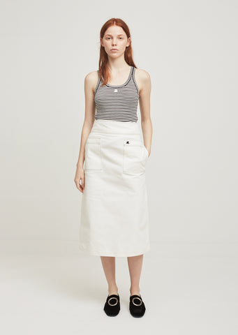 Midi Denim Skirt