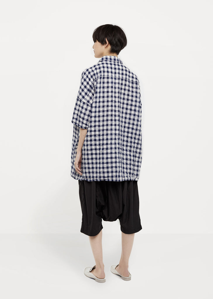Oversized Gingham Shirt