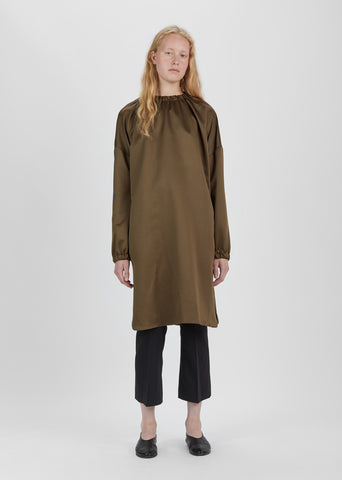 Elastic Collar Long Tunic