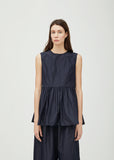 Washed Silk Taffeta Top