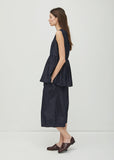 Washed Silk Taffeta Top